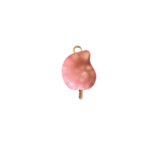 Breloque coquillage rose