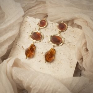 Boucles d’oreilles « Ambre »